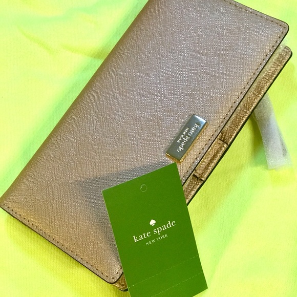 NEW Kate Spade NY Laurel Way Rose Gold wallet - Picture 1 of 6